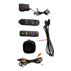 Roku 2 Model 2720X Streaming Media Player HDMI Cable Remote AC Adapter Cables